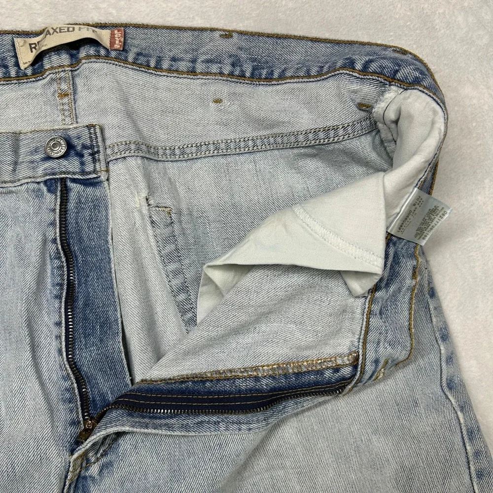 Levi's 550 Relaxed Fit Jeans Men's Denim Pockets High Rise‎ Straight - 38X32